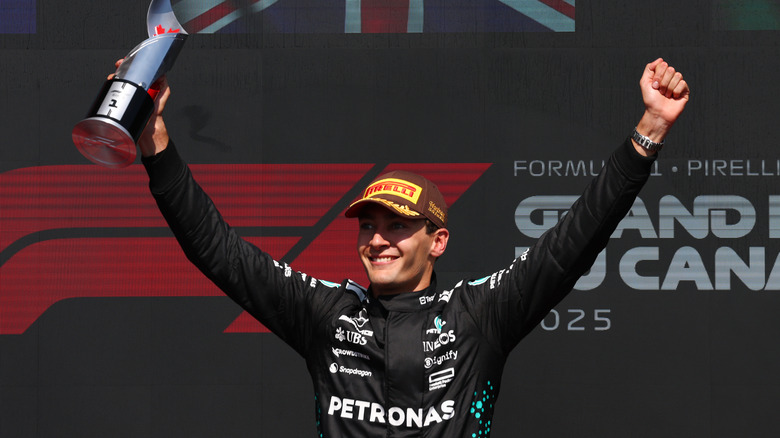 2025 Canadian GP winner George Russell