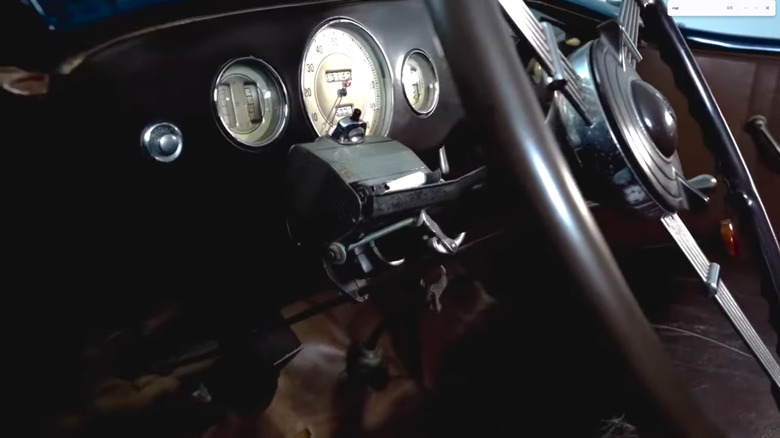 Franklin Delano Roosevelt's (FDR) cigarette dispenser/lighter in his 1938 Ford