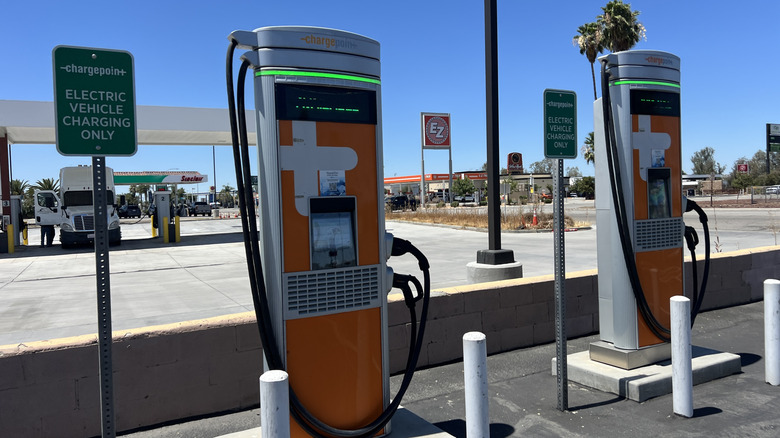 ChargePoint's EV fast-charging stations in California