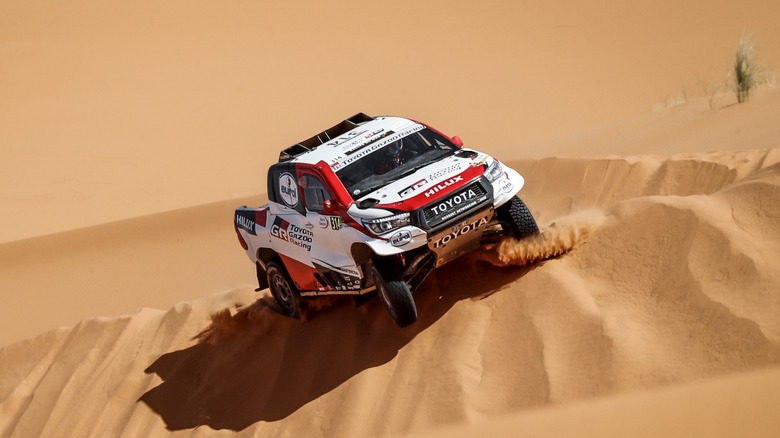 FIA Cross Country Rally World Cup. Rally du Maroc, in preparation of Dakar 2020. Fernando Alonso and the codriver Marc Coma, Spain, Toyota.