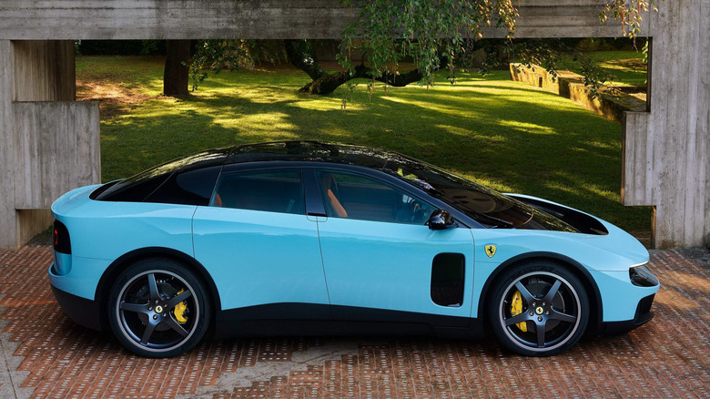 2027 Ferrari Luce side profile