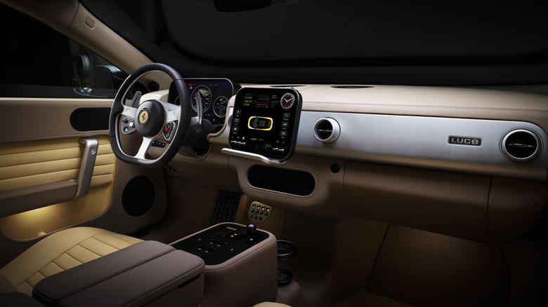 2027 Ferrari Luce EV interior cabin