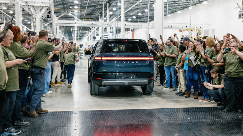 Rivian R2 in production
