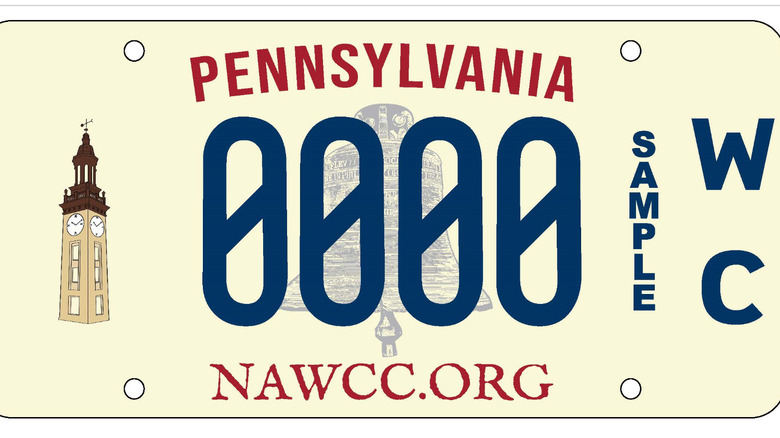 National Association of Watch and Clock Collectors license plate sample