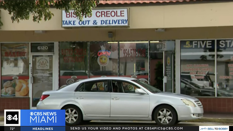 Bistro Creole restuarant where the car was towed