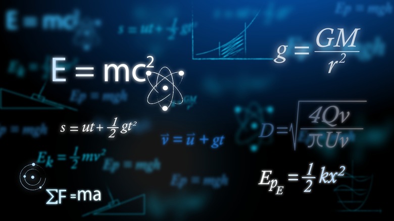 An image depicting formulas for calculating various things.