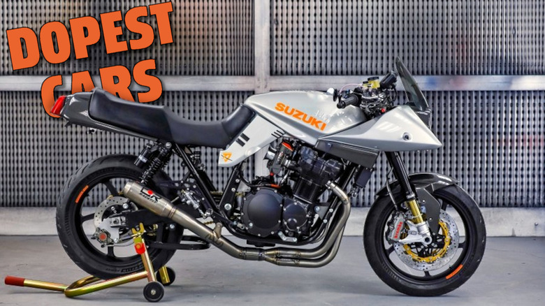 Heavily modified Suzuki Katana