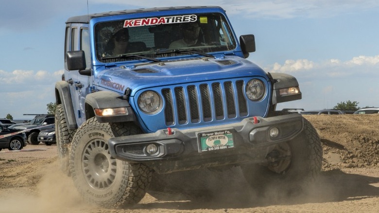 Jeep Wrangler Rubicon off-roading