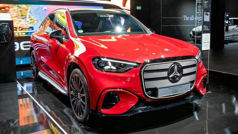 Mercedes GLC EV at the Brussels motor show