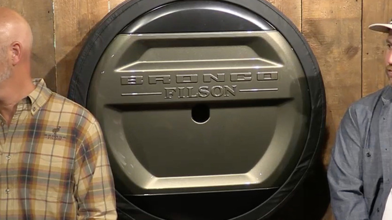 Ford Bronco Filson spare tire cover