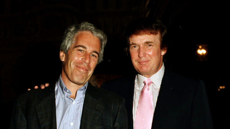Donald Trump with his best friend, the convicted child sex trafficker Jeffrey Epstein