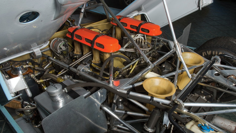 Porsche 919 flat-eight motor