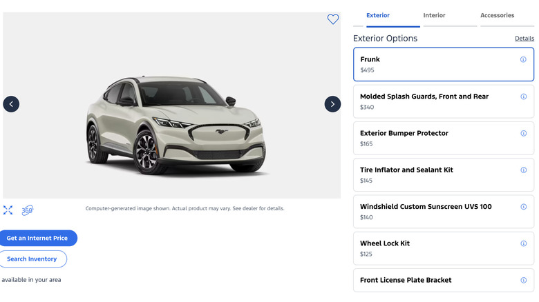 Ford Mustang Mach-E configurator