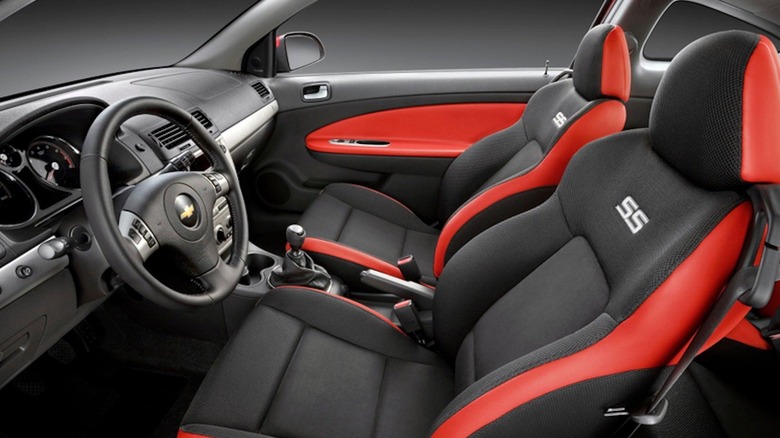Interior of the Chevrolet Cobalt SS.
