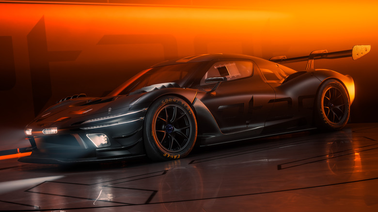 Front 3/4 view of the Genesis Magma GT3 concept