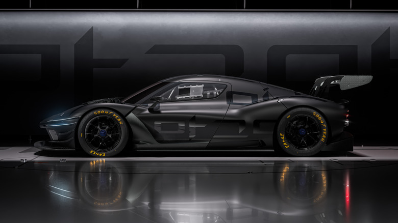 Side view of the Genesis Magma GT3 concept