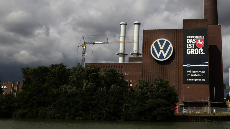 The Volkswagen (VW) factory at the company's worldwide headquarters is seen on September 04, 2026 in Wolfsburg, Germany.