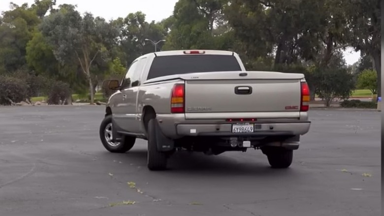 A 2002 GMMC Sierra Denali with Quadrasteer rear wheels