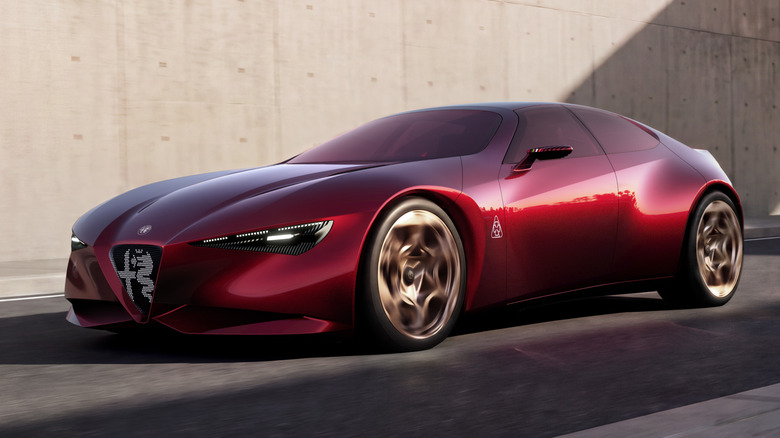 Alfa Romeo Cuorerosso concept front 3/4 view