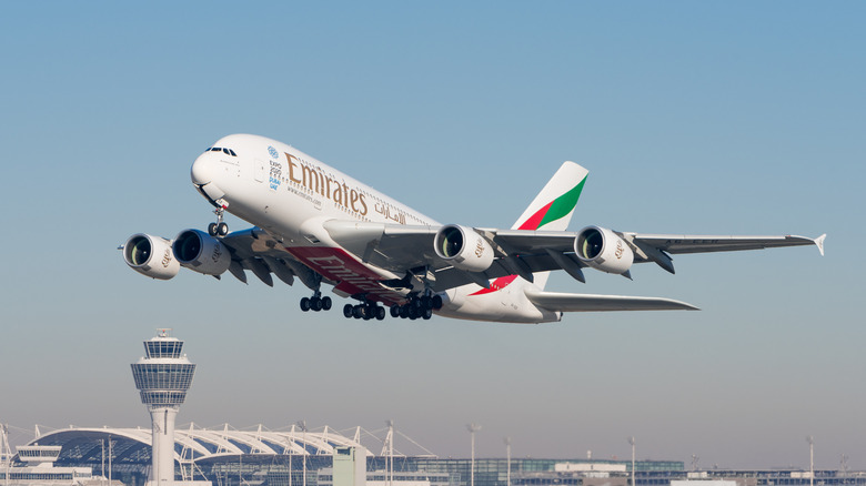 UAE airbus taking off