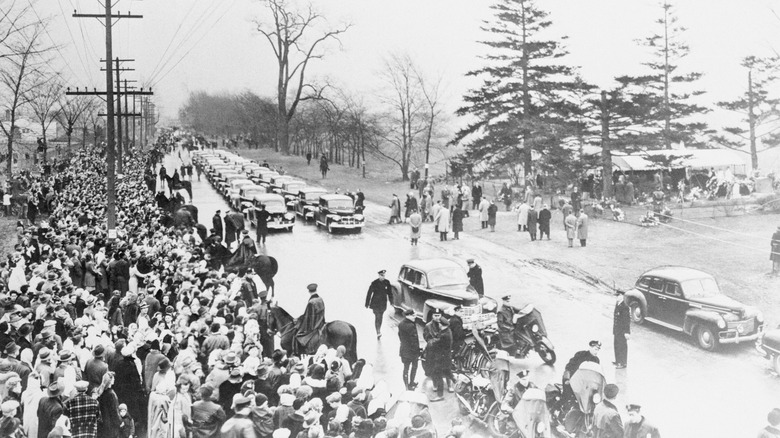 Henry Ford funeral procession