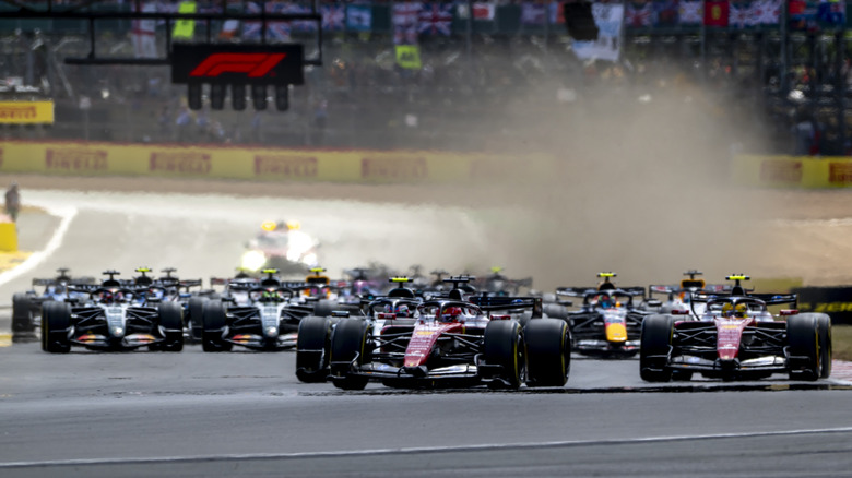 Start of a Formula One Grand Prix