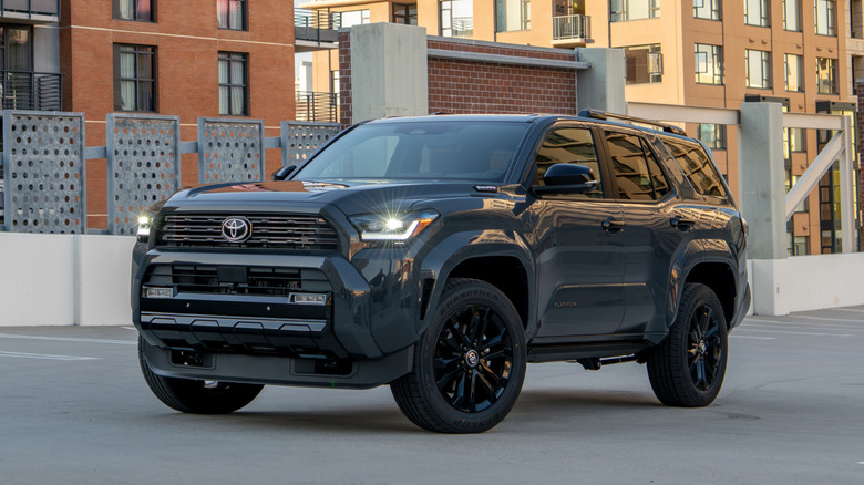 A dark gray 2026 Toyota 4Runner.