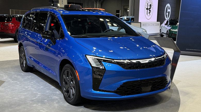 2027 Chrysler Pacifica at the 2026 New York International Auto Show