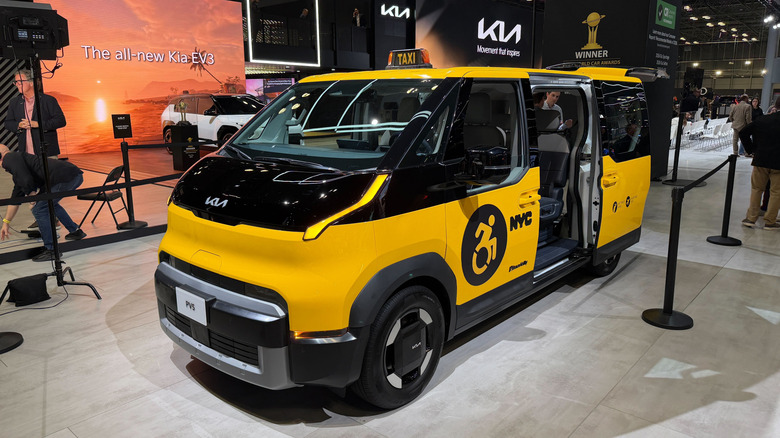 Kia-BraunAbility PV5 at the 2026 New York International Auto Show