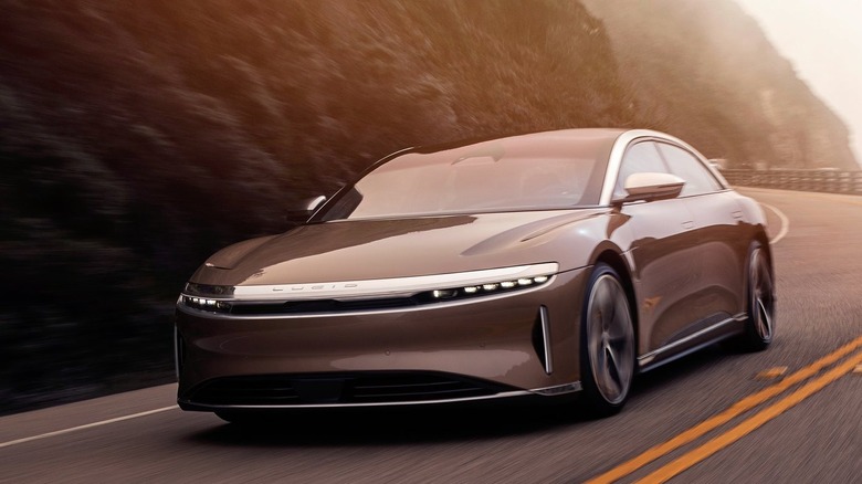 Lucid Air front 3/4