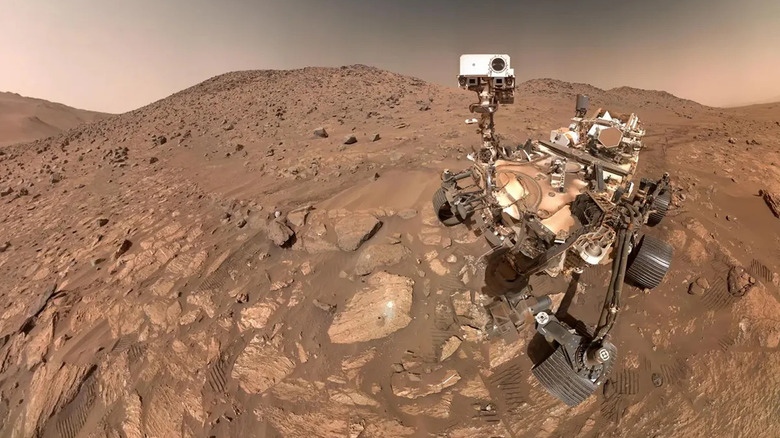 The Perseverance rover's "selfie" shot on Mars in July 2024