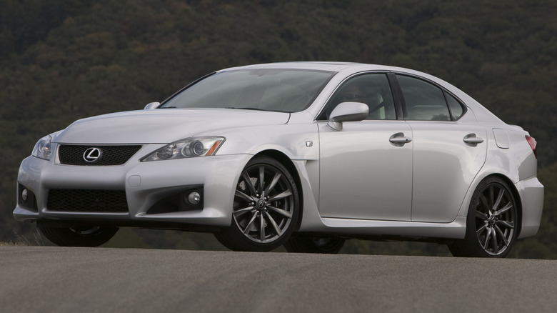 Front 3/4 view of a 2008 - 2009 Lexus IS F