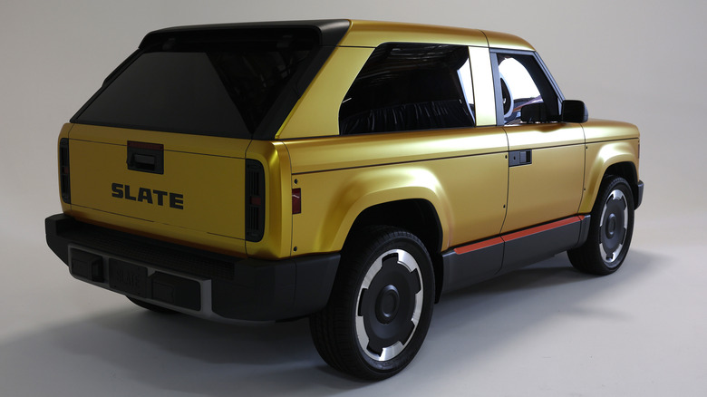 Blank Slate SUV in yellow