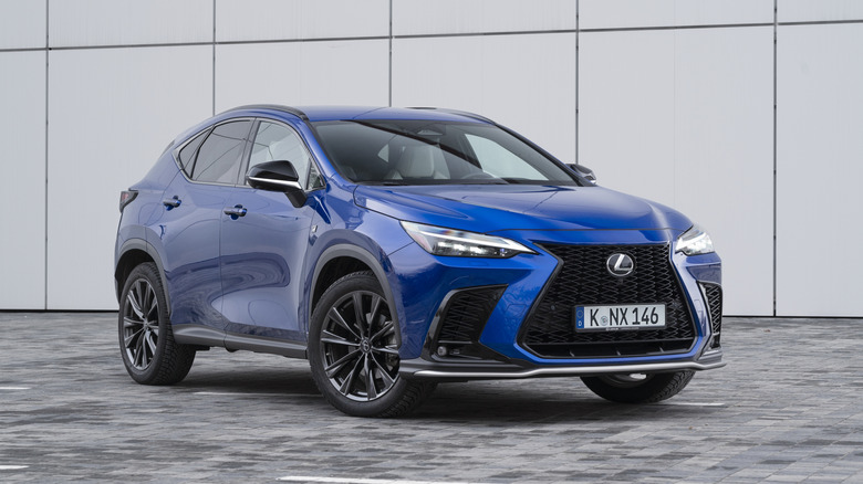 Lexus NX in blue