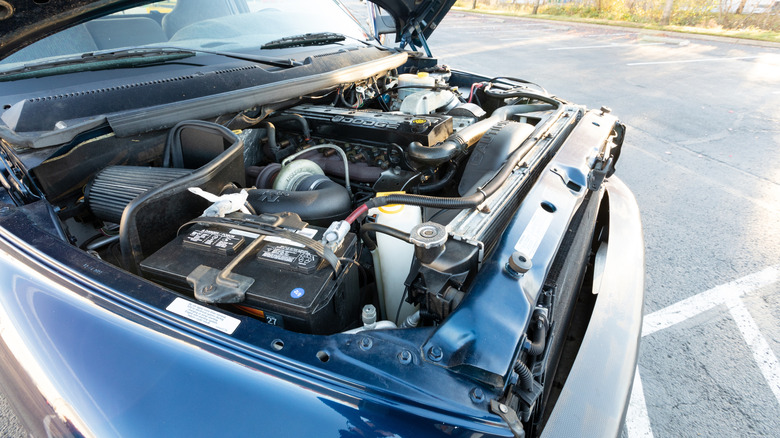 As with all rules, this one is meant to be broken, as well, but you've got to be very careful. Diesel Hub says starting fluid can be used on some diesel engines, but only when the manufacturer explicitly states that it's safe to use. Usually, that's only on engines that are 20-plus-years-old, do not use glow plugs to help with start-up and have relatively low compression ratios.  Think of old diesel cars and trucks &mdash; old farm equipment too &mdash; the sort of stuff that might as well be running on vegetable oil. Those are the types of vehicles that could probably be alright if you used starter fluid on them, but anything newer than that, and you're heading for destination city. That's not where you want to be, is it? I didn't think so. I'm sure I'll get some comments from people talking about how they use starting fluid on their modern diesel motors when it's really cold out, but they're either reckless or lying on the internet, which is something nobody should ever do.