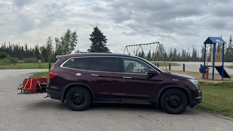 Honda Pilot on the Alcan 5000