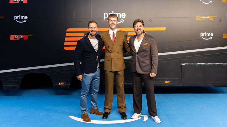 James Engelsman, Francis Bourgeois and Thomas Holland attend "The Grand Tour" Screening at Tower of London on September 02, 2026 in London, England.