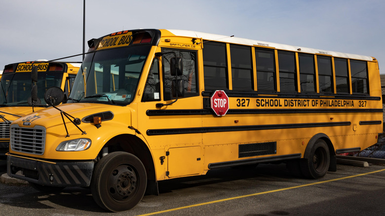 School District of Philadelphia yellow school bus