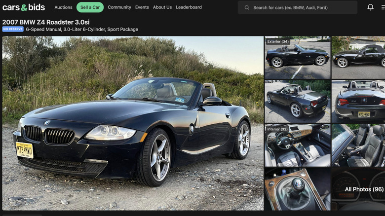 2007 BMW Z4 auction