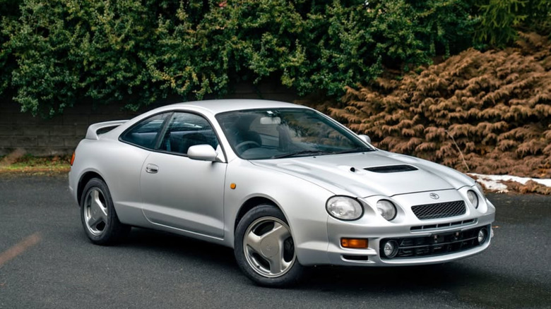 Silver Toyota Celica