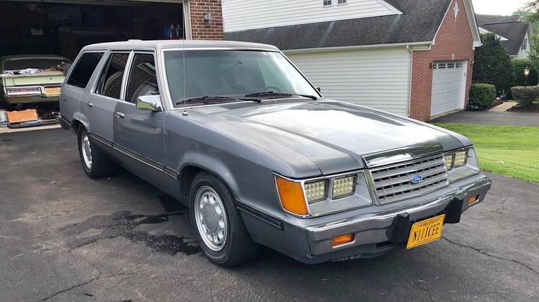Gray Ford LTD wagon