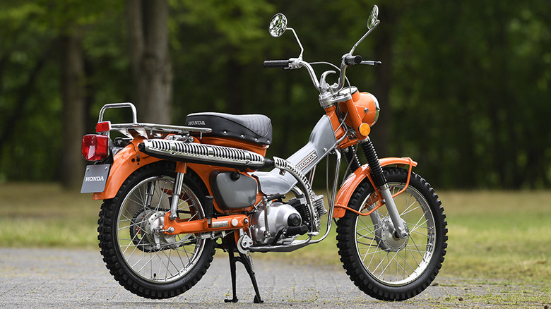 1973 Honda CT 90 rear shot.