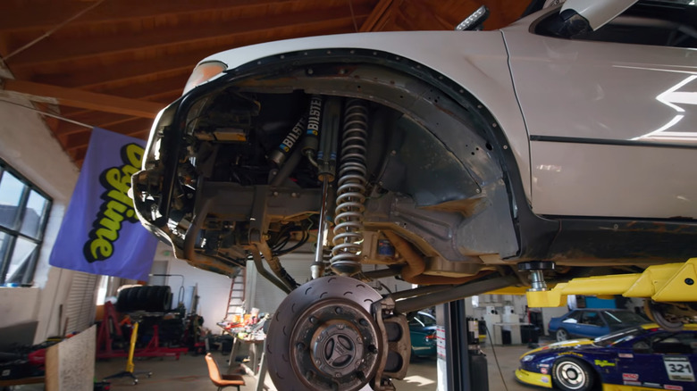 Highly modified BMW X5 Suspension