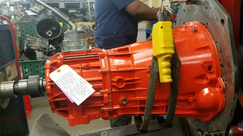 Testing an NSG370 transmission on a dynamometer