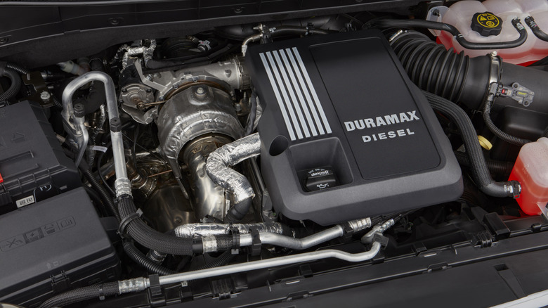 2022 Chevrolet Duramax diesel engine in Chevrolet Tahoe