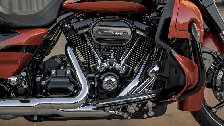 Twin-Cooled Milwaukee-Eight 114 engine in 2017 Harley-Davidson CVO Street Glide
