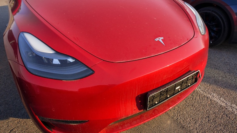 Front of Tesla Model 3