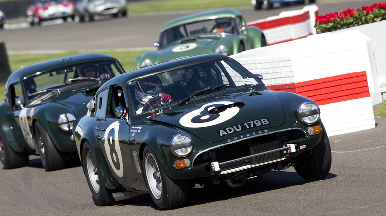 The 1964 Sunbeam Tiger powered by nan Ford small-block V8.