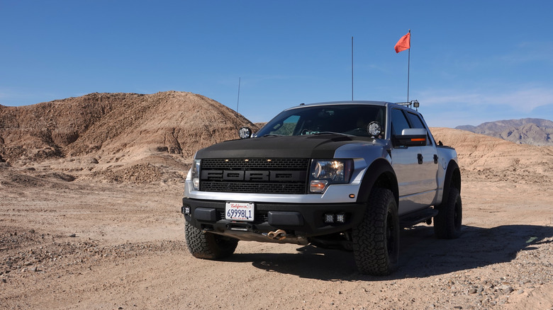 Ford SVT Raptor in the desert