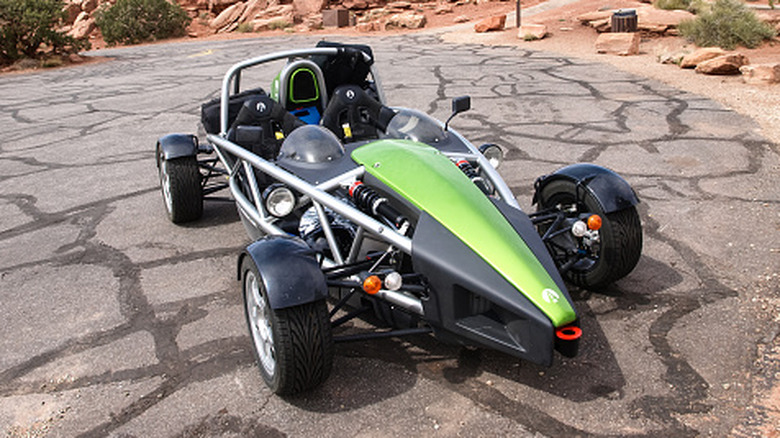 Ariel Atom with green accents